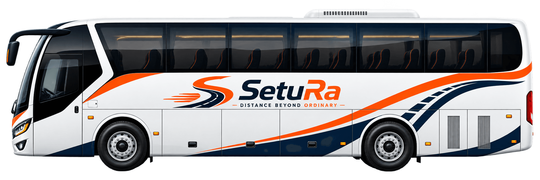 SetuRa intercity coach in SetuRa livery